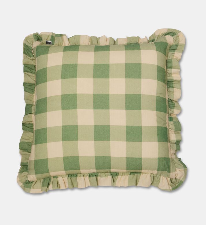 Home Deco and More Linea Vertical Stripes Cushion, Green, 40x60-cm, Packshot View