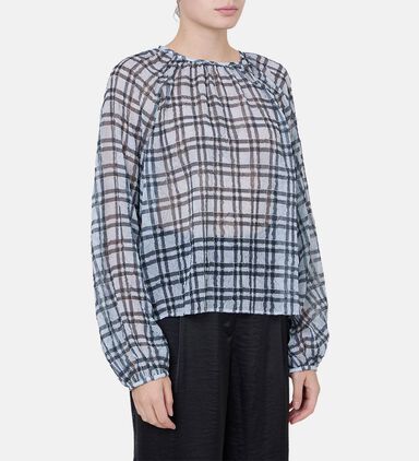 Savira Checked Blouse