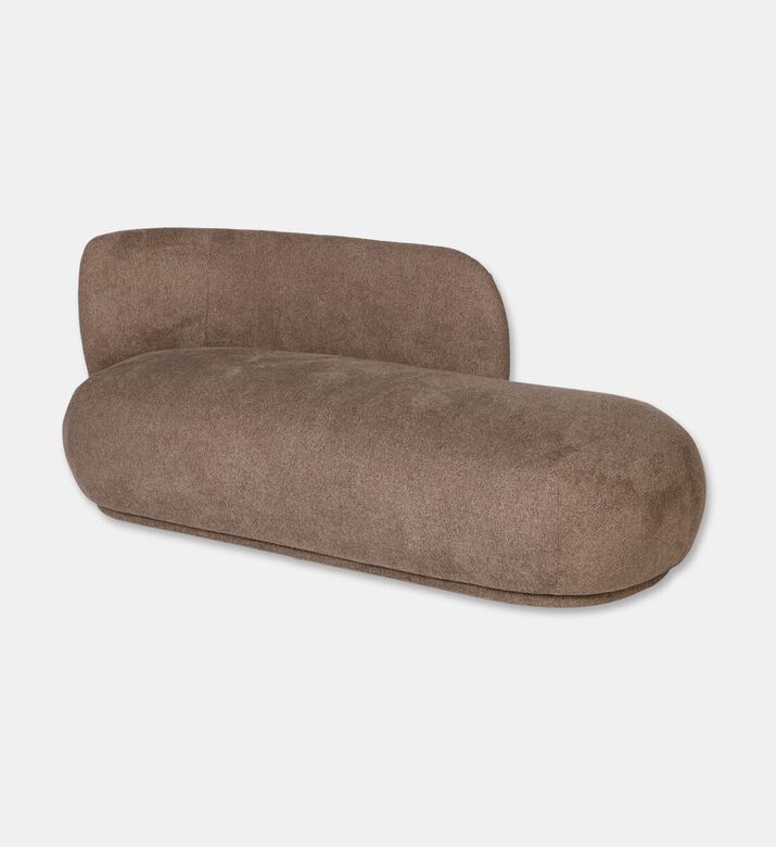 Home Deco and More Lectus Serpentine Lounge Sofa, Grey, Packshot View