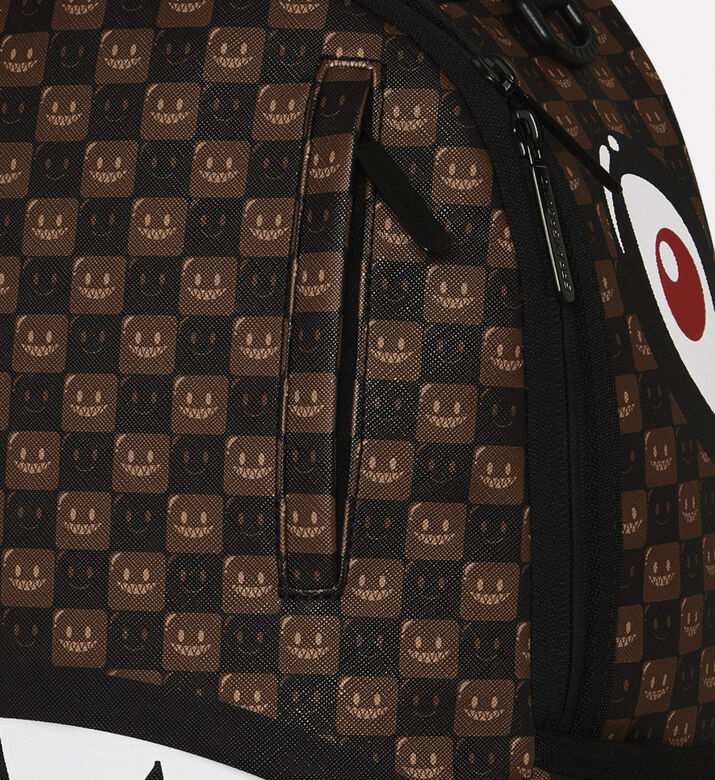 Sprayground Backpack Brown Check Paris, Packshot View