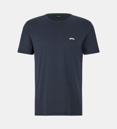 Cotton Crewneck Logo-print T-shirt