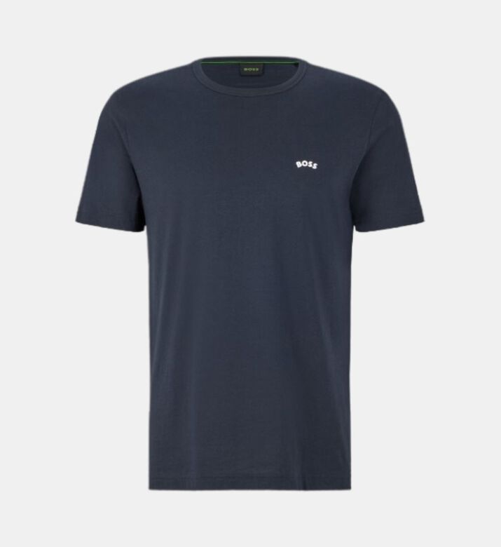 Cotton Crewneck Logo-print T-shirt