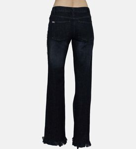 بنطال جينز روكسي قصسر ضيق بقصة مستقيمة بخصر منخفض