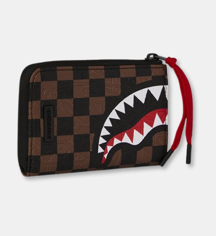 Sprayground Checkered Pattern Zip Fastening Wallet, Packshot View