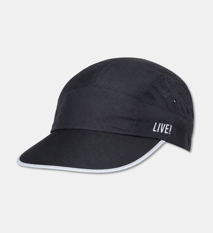 LIVE! Unisex Reflex Cap, Black, Packshot View
