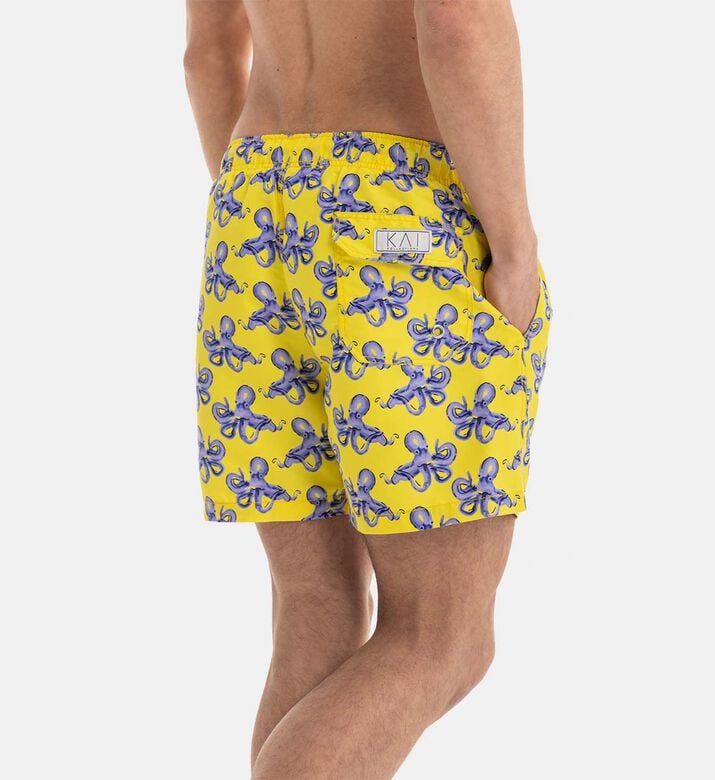 شورت سباحة بطبعة أخطبوت أرجوانية شورت سباحة بطبعة أخطبوت أرجوانية