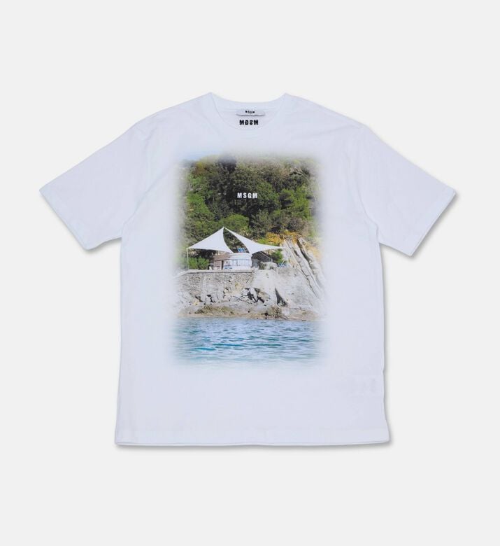 M S G M Graphic-print Short-sleeve T-shirt, Packshot View