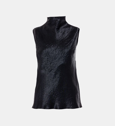 Colson Slim Fit Sleeveless Turtleneck Top