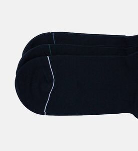 Logo-embroidery Elastic Band Socks