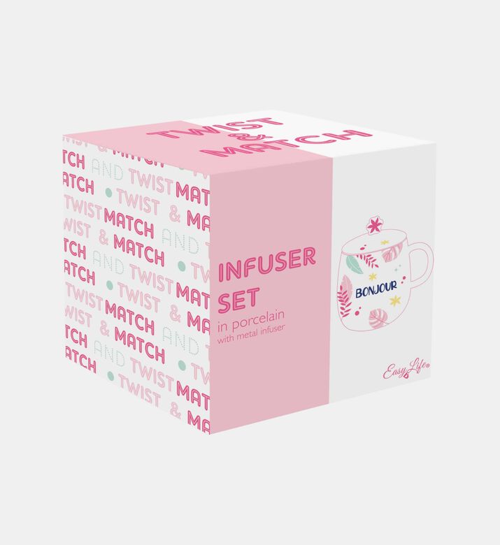 Porcelain Dual-tone 2-piece Infuser Set Porcelain Dual-tone 2-piece Infuser Set