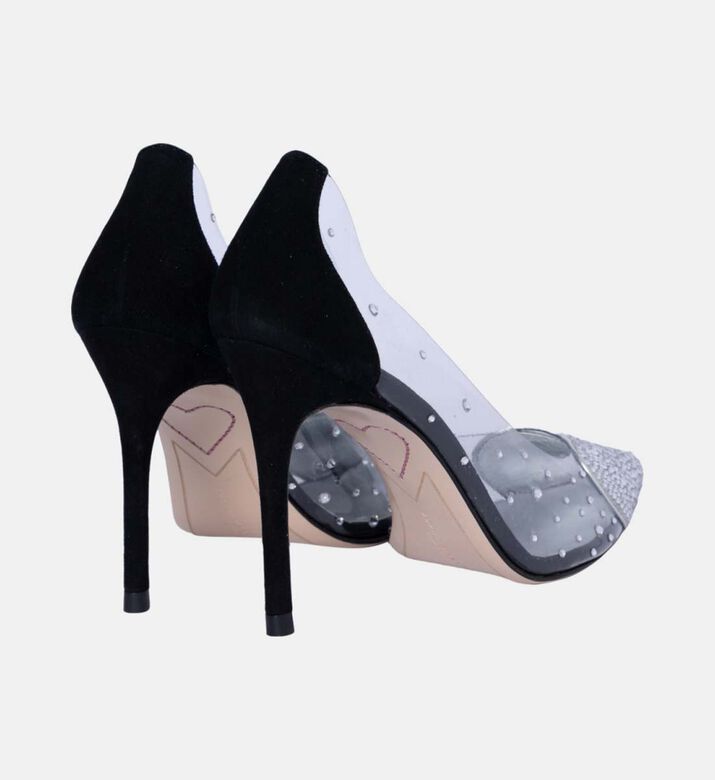 حذاء Amora Pvc مزين بالكريستال