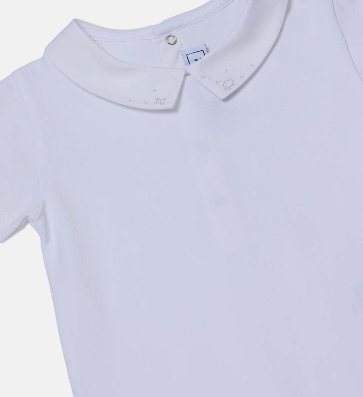 Cotton Peter Pan Collar Bodysuit