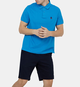 قميص بولو مطرز بلوغو أحرف العلامة