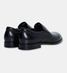 Roberto Fabiani Leather Elastic Side Slip-on Shoes, Black, Eu-45, Packshot View