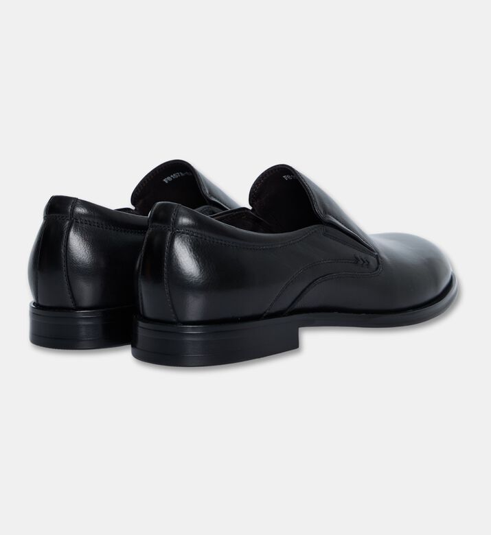 Roberto Fabiani Leather Elastic Side Slip-on Shoes, Black, Eu-45, Packshot View