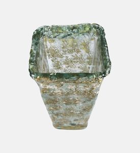 مزهرية زجاجية معاد تدويرها من ماربل مانيا