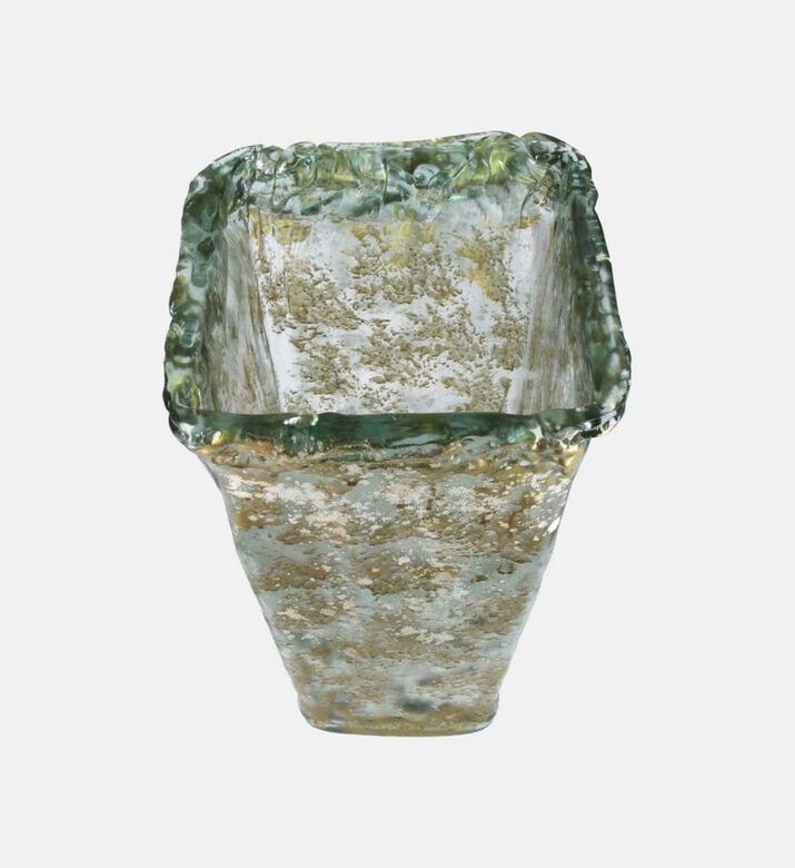 مزهرية زجاجية معاد تدويرها من ماربل مانيا