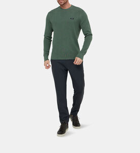 سترة قطنية بأكمام طويلة ولوغو