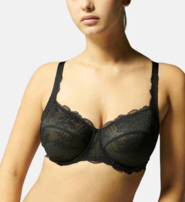 Lace Square Neckline Bra