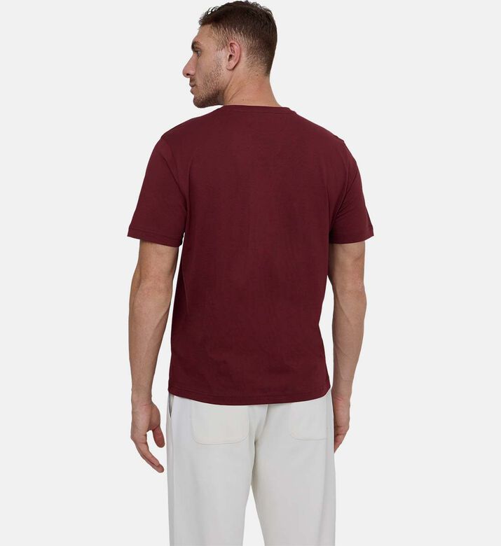 تيشيرت قطن بطبعة شعار