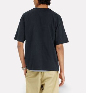 Diesel Graphic Cotton Crewneck T-shirt, Black, L, Model View