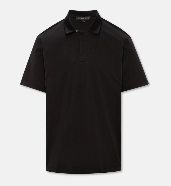 Carter and White Everett Structured Polo Shirt, Packshot View