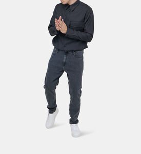 قميص بجيبين وغطاء قلاب