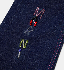 بنطال واسع بخمسة جيوب بلوغو