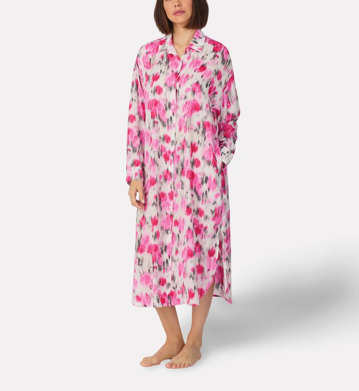 DKNY Printed Maxi Sleepshirt, Model View