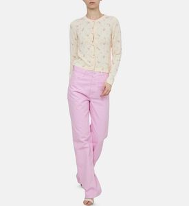 Embroidered-floral Pattern Cardigan Embroidered-floral Pattern Cardigan