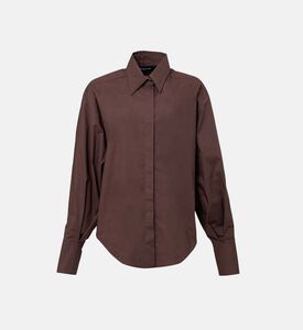 Cotton Button-down Poplin Shirt