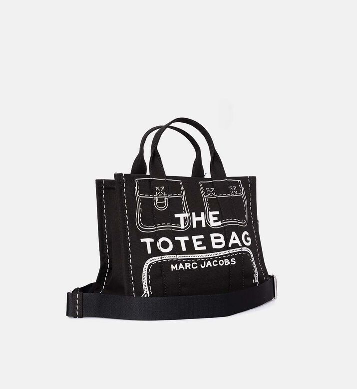The Trompe L Oeil Cargo Canvas Medium Tote Bag
