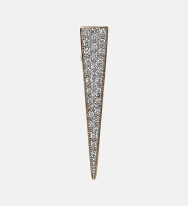 Solo Diamond Arrow Earrings - 18k
