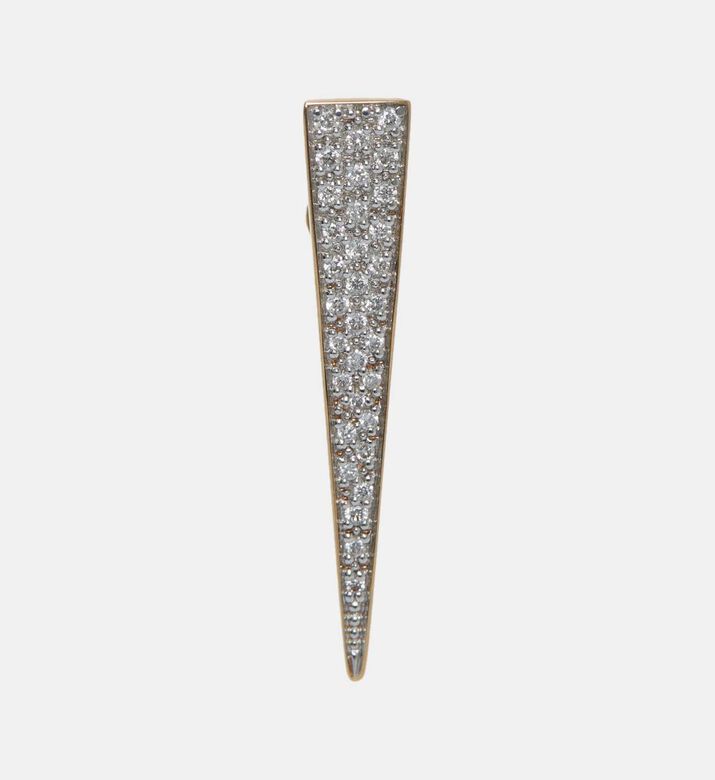 Solo Diamond Arrow Earrings - 18k