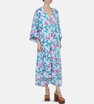 Dog Ballons Printed Kimono