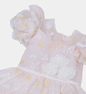 Aster Ruffled Flared Tulle Dress Aster Ruffled Flared Tulle Dress