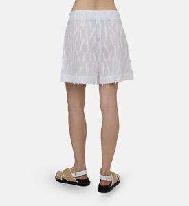 شورت بحزام خصر مطاطي