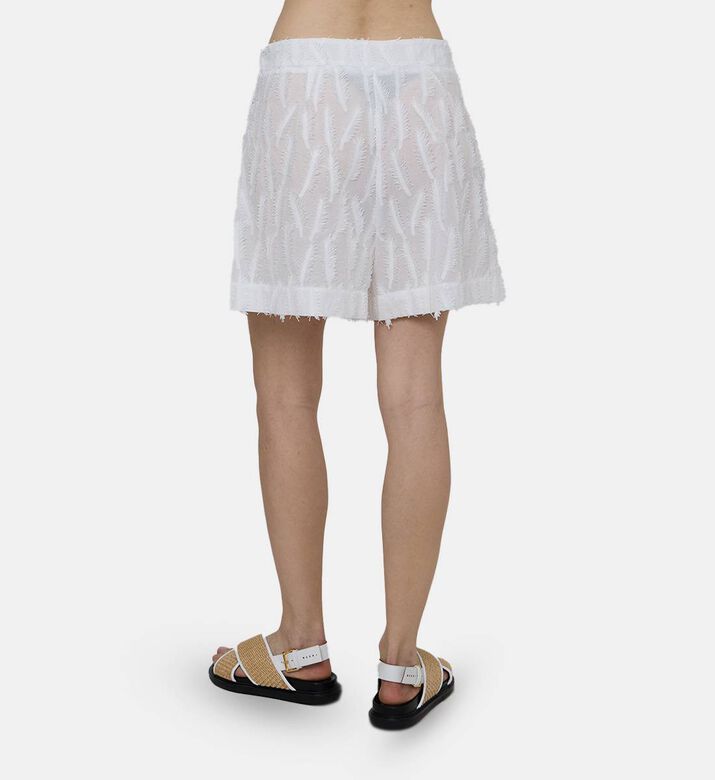 شورت بحزام خصر مطاطي