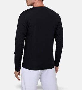 EA7 Premium Shield Logo T-shirt, Black, L, Model View