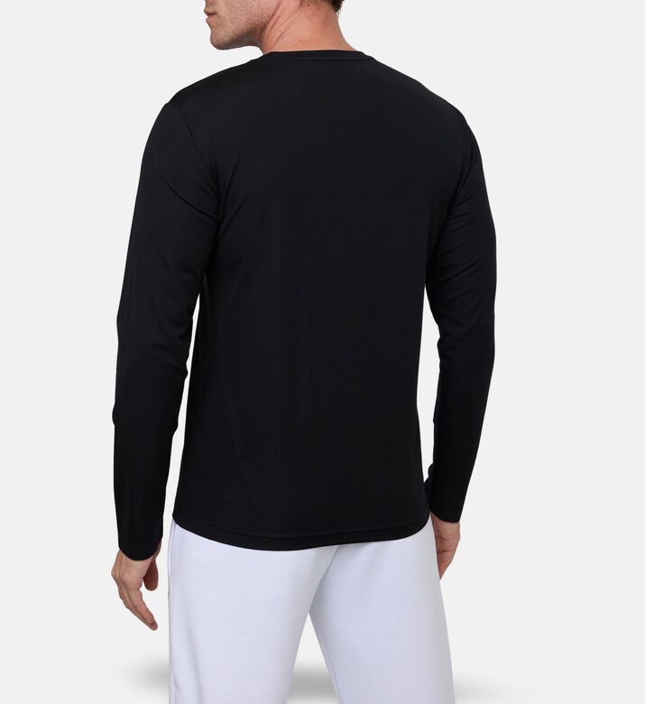 EA7 Premium Shield Logo T-shirt, Black, L, Model View