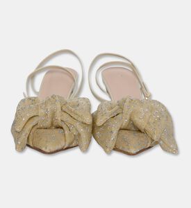 Atana Glitter Mesh Bow Pumps, Packshot View