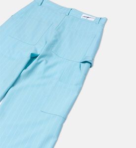 بنطال مريح مخطط بدبابيس