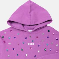 Crystal-embellished Hoodie Girl