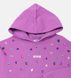 هوديي فتاة مزينة بالكريستال