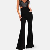 Blair Sleeveless Black Overall