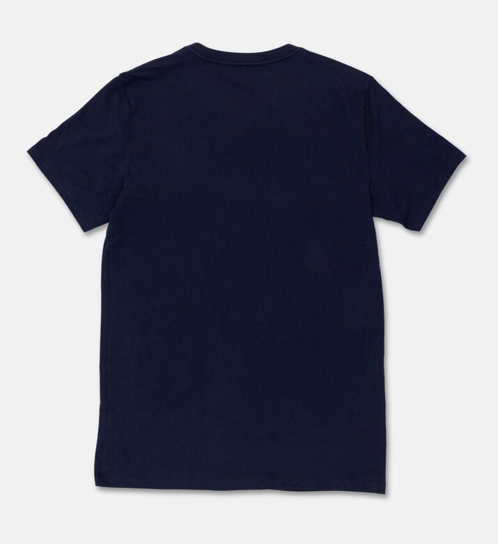 Ralph Lauren Cotton Crewneck T-shirt, Navy, L, Packshot View