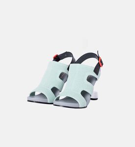 Open-toe Sculptural Heel Sandal