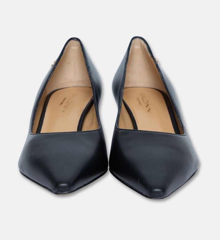 Baldinini Classic Pointed Toe Kitten Pumps, Black, Eu-41, Packshot View