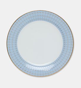 Imperial Blue Lattice Circular Plate, Packshot View