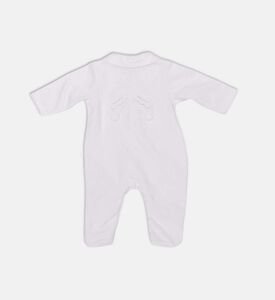 My First Collection Angel Wings Romper, White, 3m, Packshot View
